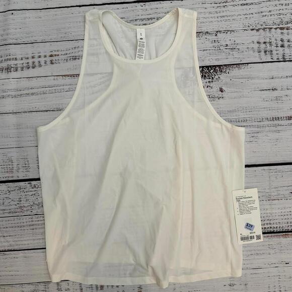 NWT Lululemon Ruched Racerback Tank White Size XL - Picture 2 of 8